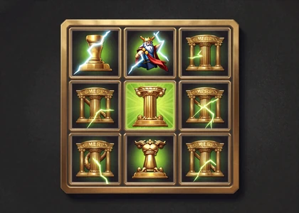 Gates of Olympus Super Scatter Slot mit Zeus und goldenen Blitzen im Golazzo Casino